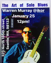 Warren Murray January 25th at 12pm at Ikor Cafe Warren Murray January 25th at 12pm at Ikor Cafe
