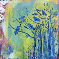 A picture of birds on the trees A picture of birds on the trees